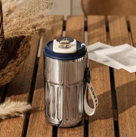 Stainless Steel Vacuum Mug - With Temperature Control