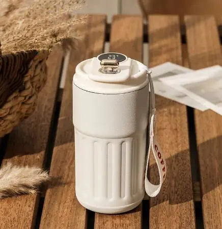 Stainless Steel Vacuum Mug - With Temperature Control