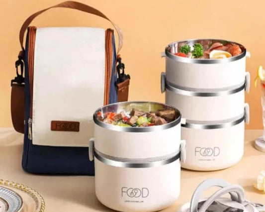 Multilayer Thermal Lunch Box Stainless Steel