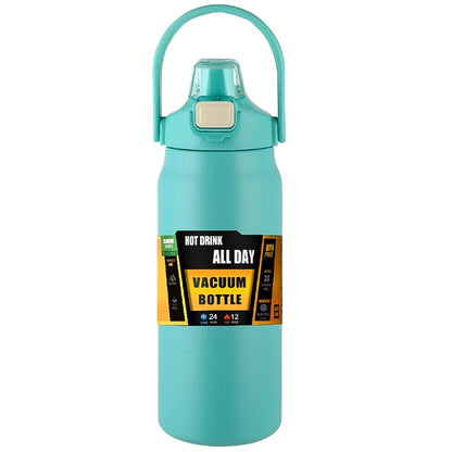 Portable Thermos with Straw