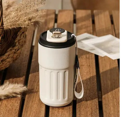 Stainless Steel Vacuum Mug - With Temperature Control